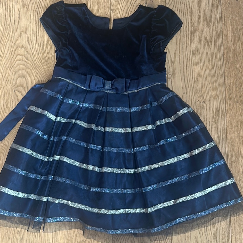 Elegant Navy Blue Kids Dress